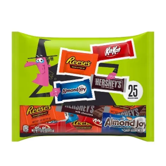 HERSHEY'S Chocolate Assorted Halloween Candy Snack Size - 13.13oz/25pc image {4}