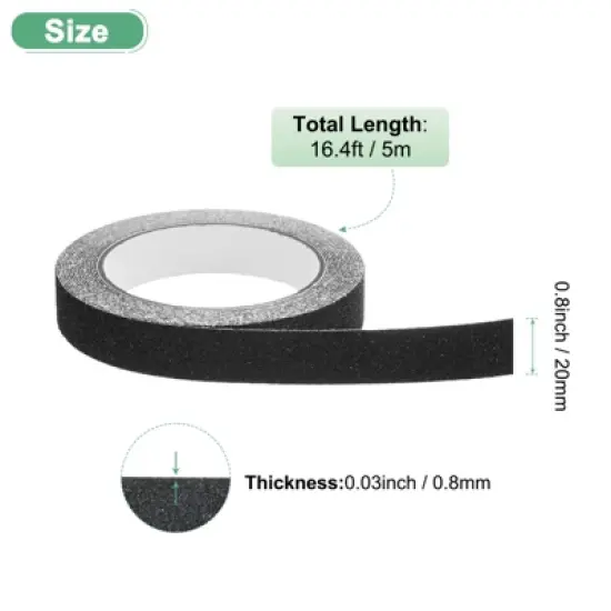 Unique Bargains PVC Non Skid Waterproof Durable Friction Tape image {2}