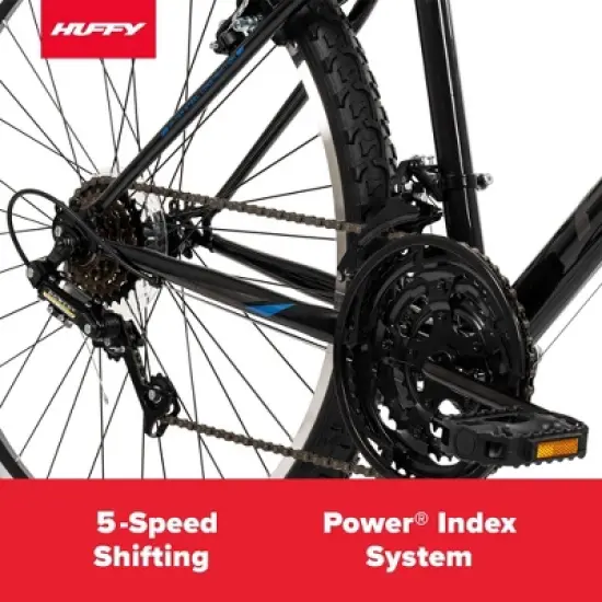 Huffy Alpine Mountain Bike - 26&rdquo; Wheels - 15 Speeds - Black image {9}