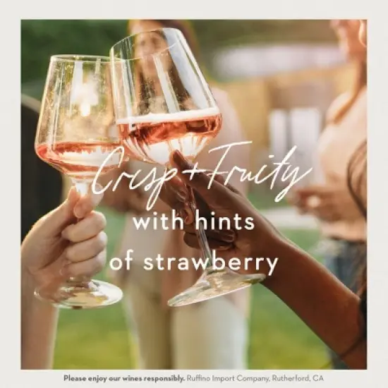 Ruffino Lumina Prosecco DOC Italian Rose Sparkling Wine - 750ml Bottle image {4}