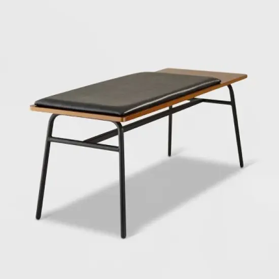 Carter Bench Black - Adesso image {1}