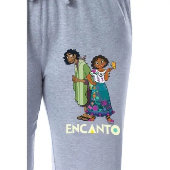 Disney Encanto Women's Mirabel And Bruno Sleep Jogger Pajama Pants Grey image {1}