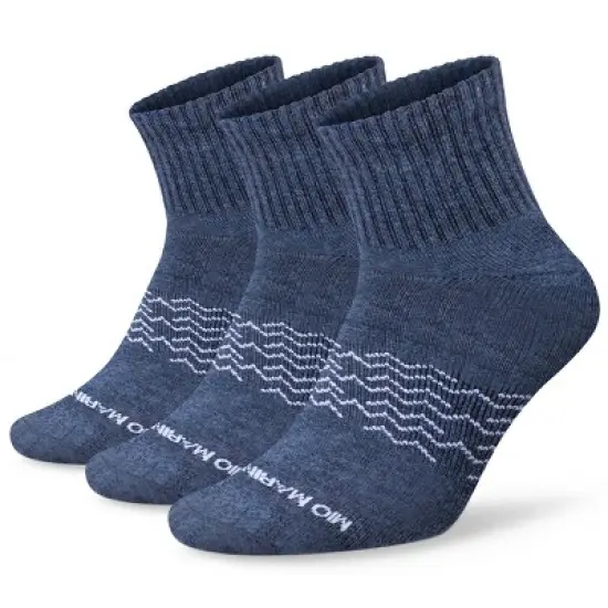 Men's Moisture Control Low Cut Ankle Socks 3 Pack - Mio Marino image {6}