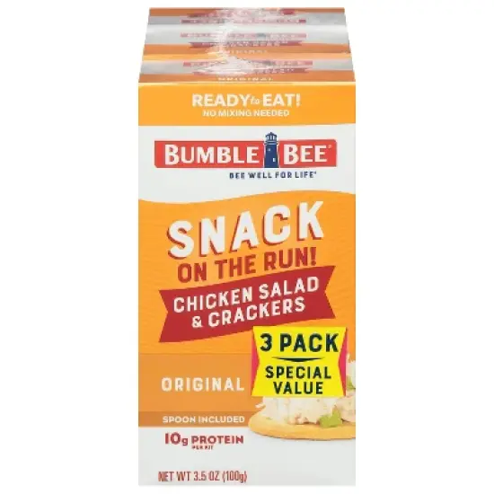 Bumble Bee Chicken Salad Snack on the Run - 10.5oz/3ct image {1}