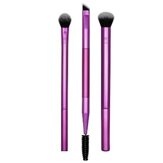 Real Techniques Eye Shade + Blend Makeup Brush Trio - 3 ct image {7}