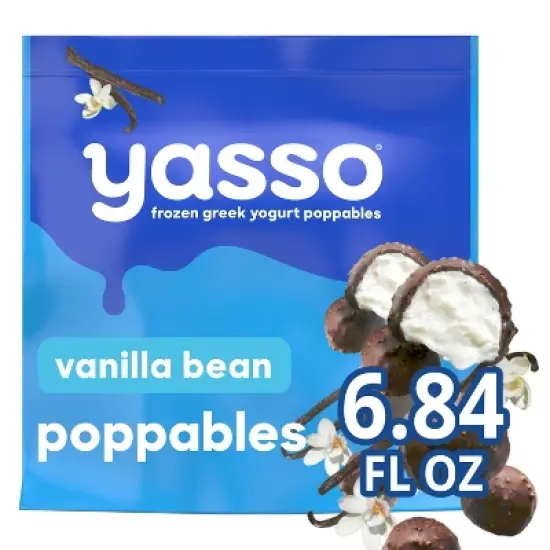 Yasso Frozen Greek Yogurt - Vanilla Bean Poppables - 6.84 fl oz image {9}