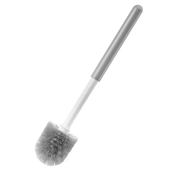 JANSNO Bathroom Toilet Brush & Plunger Set with PP Handle for Deep Cleaning image {1}