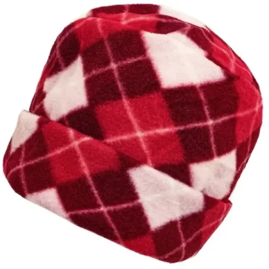 Women's Plaid 3-Piece Fleece Winter Set gloves scarf Hat image {1}