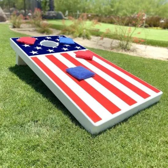 GoSports 4 ft x 2 ft All-Weather Cornhole Board Game Set image {2}