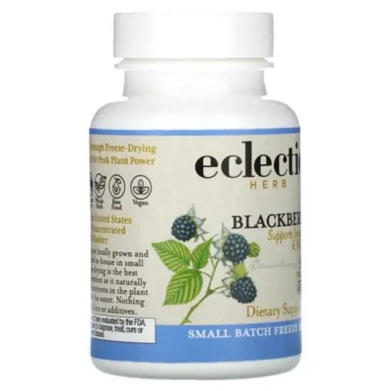 Eclectic Herb Freeze-Dried, Blackberry, 90 Veg Caps (480 mg per Capsule) image {3}