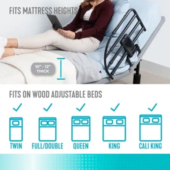 Able Life Click-N-Go Extendable Bed Rail image {5}