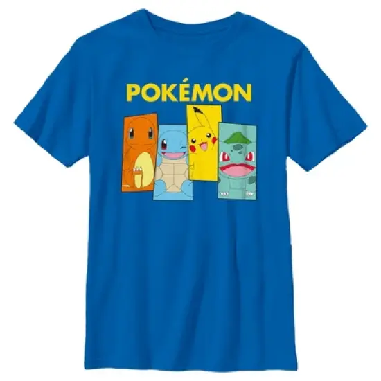 Boy's Pokemon Character Boxes T-Shirt image {4}