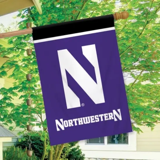Briarwood Lane Northwestern University NCAA Licensed House Flag 28" x 40" image {2}
