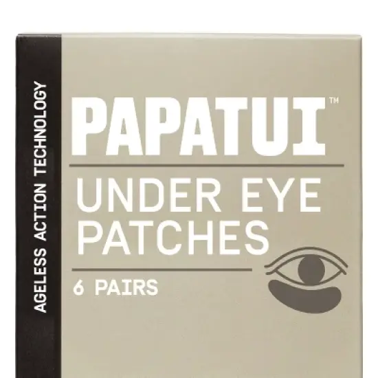Papatui Men's Paraben-Free Niacinamide, Hyaluronic Acid and Caffeine Under Eye Patches - Unscented - 6 ct image {10}