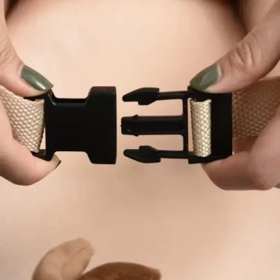 Qaba Kids Rocking Chair, Plush Ride On Rocking Horse Donkey with Sound, Wood Base Seat, Safety Belt, Baby Toddler Rocker Toy for 18 - 36 Months, Gray image {5}