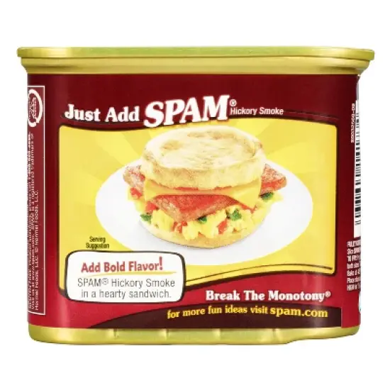 SPAM Hickory Smoke Lunch Meat - 12oz image {3}