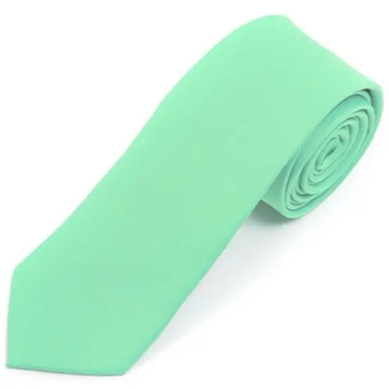 Men's Solid Color 2 Inch Wide And 57 Inch Long Slim Neckties image {27}