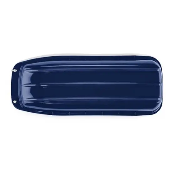 Lucky Bums Kids 48 Inch Single Person Plastic Snow Toboggan Sled for All Winter Conditions with Pull Rope for Children Ages 8 to 15, Blue (2 Pack) image {2}