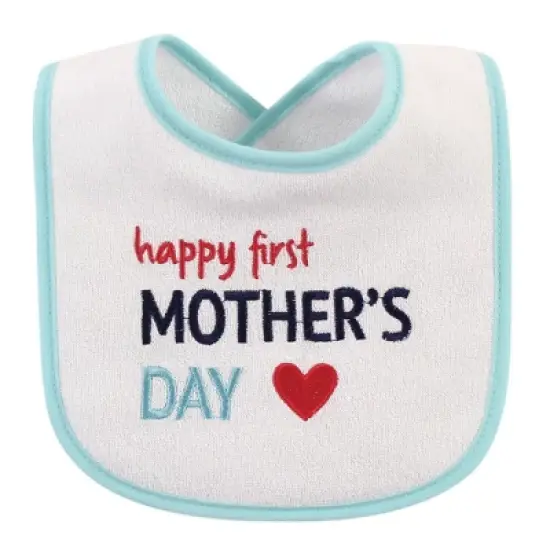 Hudson Baby Infant Cotton Terry Drooler Bibs with Fiber Filling 12pk, Holiday Baby, One Size image {7}