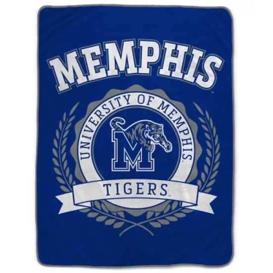 NCAA Memphis Tigers Crest Ultra Soft Blanket image {2}