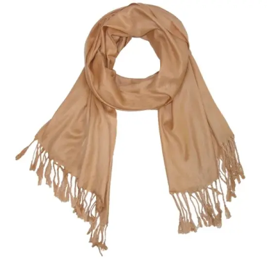 CTM Women's Classic Pashmina Shawl Wraps image {7}