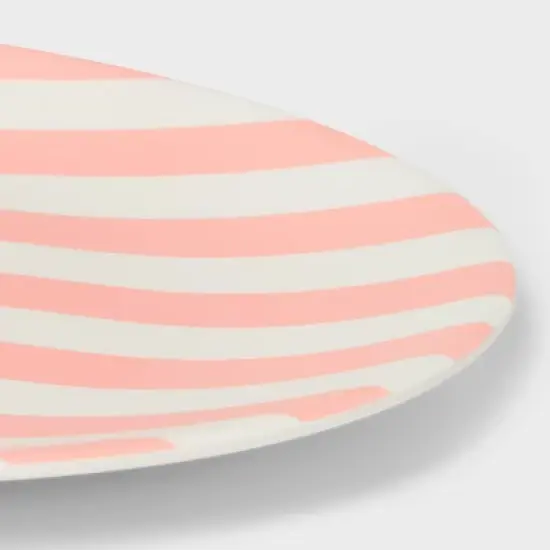 18" Figural Oval Striped Serving Platter - Sun Squad&trade; image {2}
