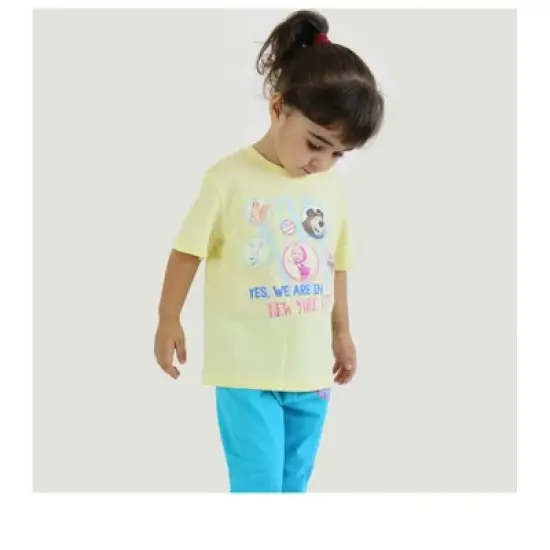 Masha and The Bear US Travel Combo T Shirt - Toddler image {3}