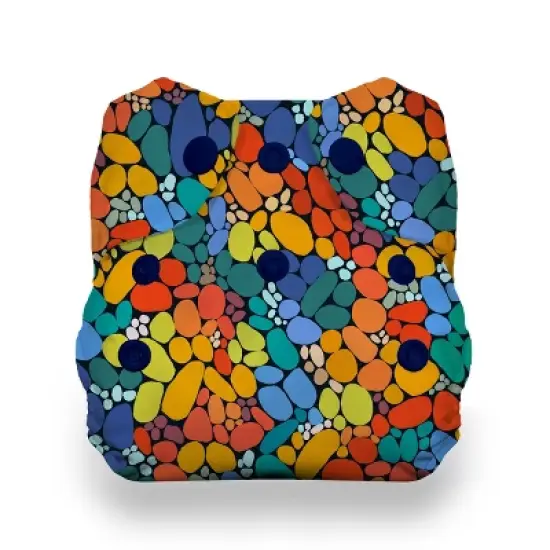 Thirsties | Newborn All-in-One Snap Cloth Diaper Pack of 1 image {8}