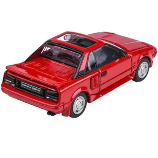 1985 Toyota MR2 MK1 Super Red with Sunroof 1/64 Diecast Model Car by Paragon Models image {3}