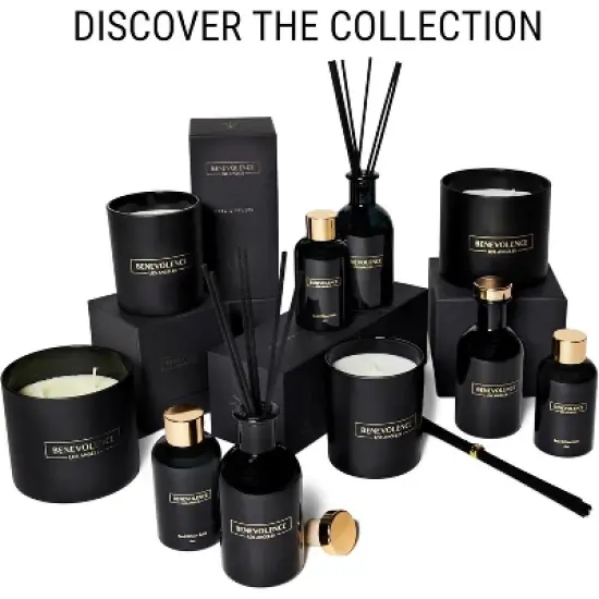 Benevolence LA Rose & Sandalwood Reed Diffuser Oil Refill image {6}