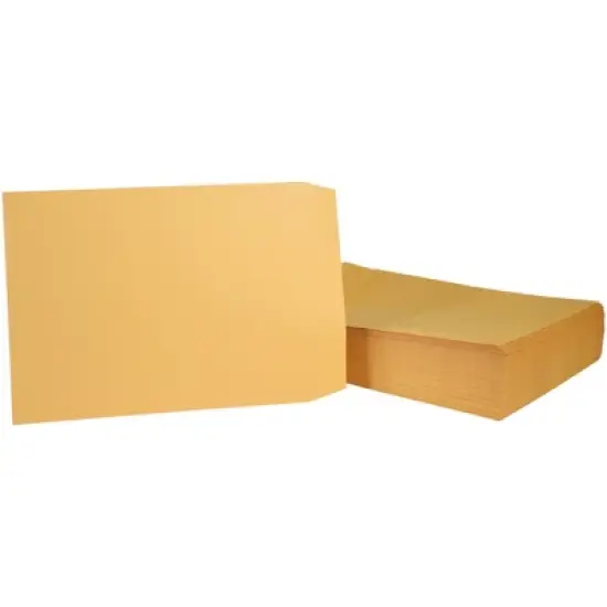 School Smart Grip Seal Envelopes, 10 x 13 Inches, Kraft, Pack of 100 image {6}
