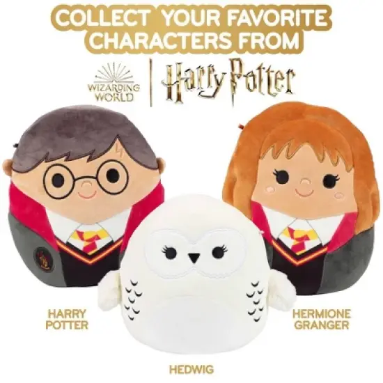 Squishmallows Original Harry Potter 10-Inch Hedwig Plush - Medium-Sized Ultrasoft Official Jazwares Plush - for Kids, Girls & Boys image {4}