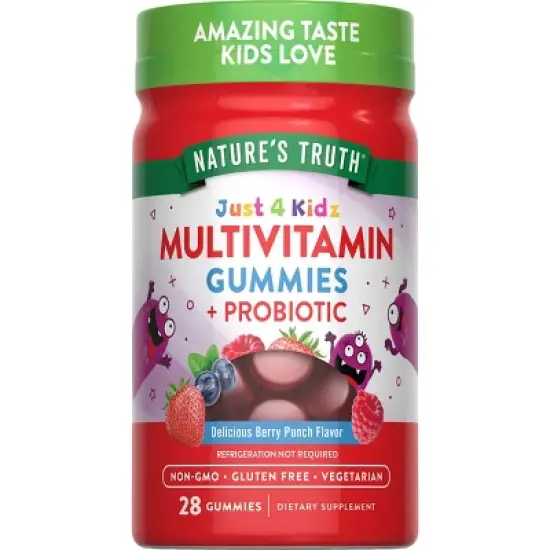 Nature's Truth Kids' Multivitamin + Probiotic Gummy - 28ct image {6}