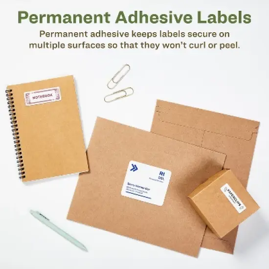 Avery EcoFriendly Laser/Inkjet Easy Peel Mailing Labels 1 x 2 5/8 White 3000/Pack 48460 image {7}