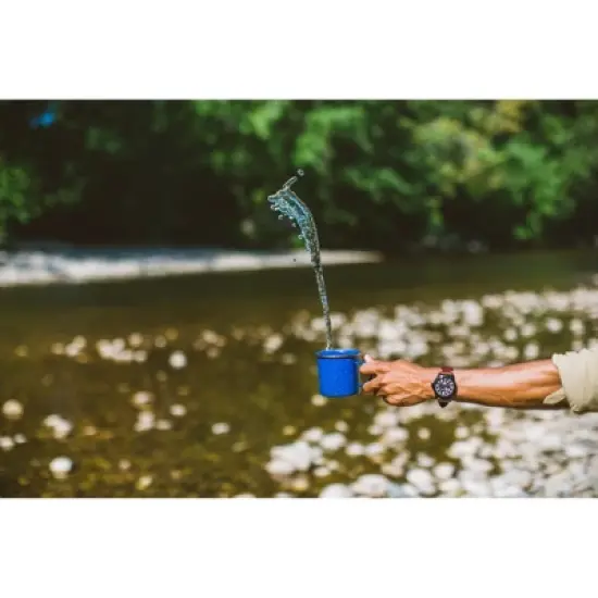 Stansport Enamel Camping Tableware Set 24 Pieces Blue image {14}