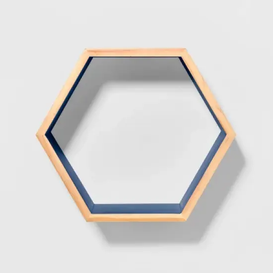 Natural Wood Hexagon Kids' Shelf - Pillowfort&trade; image {6}