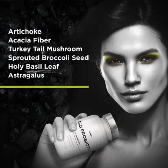 Amen SBO Probiotic 50 Billion CFUs + Organic Prebiotics Digestive Supplement - 60ct image {4}