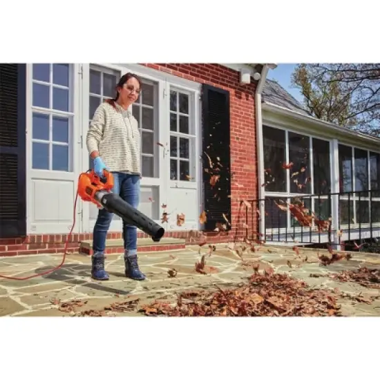 Black & Decker BEBL750 9 Amp Compact Corded Axial Leaf Blower image {5}
