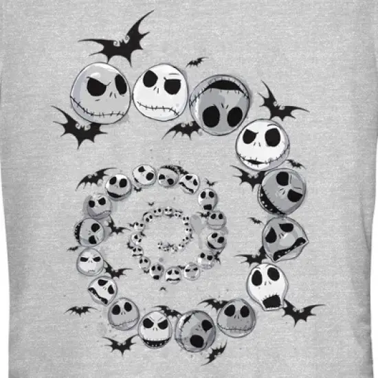 Junior's The Nightmare Before Christmas Spiral Jack T-Shirt image {1}