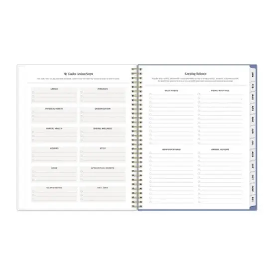 Blue Sky The Everygirl Weekly/Monthly Planning Calendar 8.5"x11" Rhine image {9}