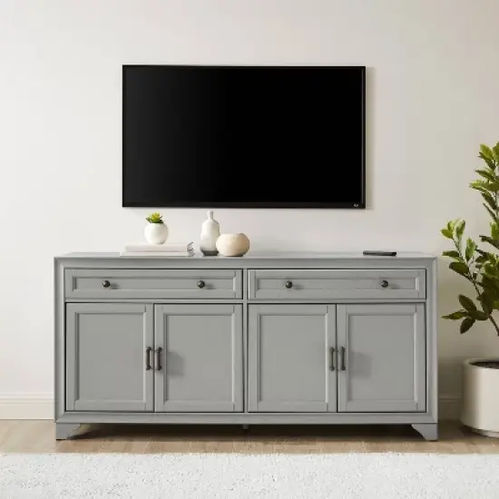 Tara Sideboard Distressed Gray - Crosley image {5}