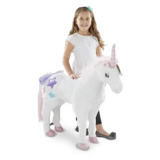Melissa & Doug Giant Unicorn Stuffed Animal image {2}