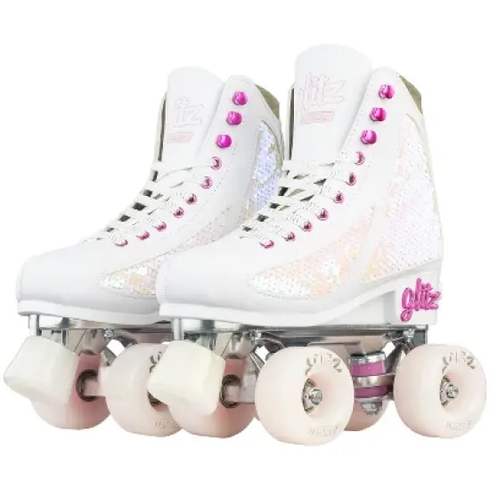 Crazy Skates Glitz Adjustable Roller Skates For Women And Girls - Size Adjustable To Fit 4 Sizes image {2}