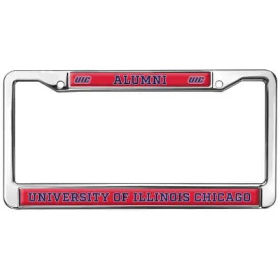 UIC Alumni Logo Full Size Standard License Plate Metal Frame image {7}