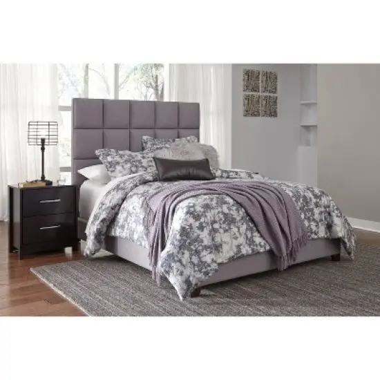 Dolante Upholstered Bed Gray - Signature Design by Ashley image {3}