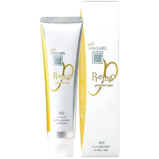 APAGARD PREMIO (105g LARGE TUBE) Sangi's JAPAN Nano-Hydroxyapatite Premium Whitening Toothpaste | Naturally Whiter Teeth | No-Fluoride image {5}