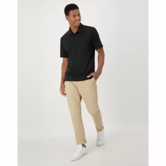 Hanes Moves Men's Short Sleeve Performance Polo image {7}