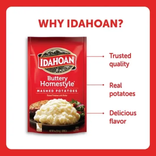 Idahoan Gluten Free Buttery Homestyle Mashed Potatoes - 4oz image {7}