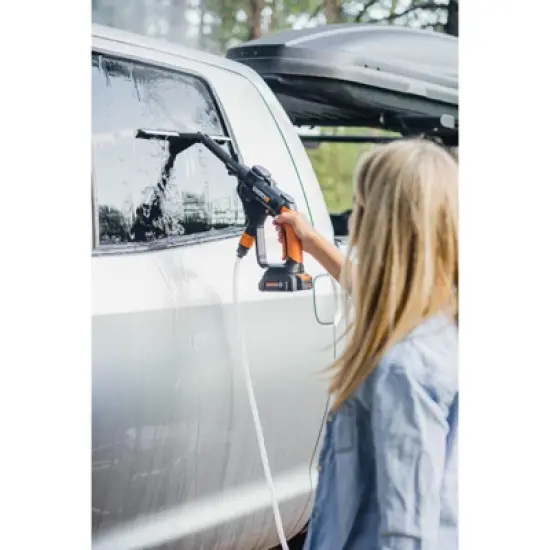Worx WA4072 Deluxe Cleaning Kit Includes Squeegee, Soaper, Outdoor Hard Surface Brush and Pivoting Quick Connect Adapter for Worx Hydroshot Series image {1}