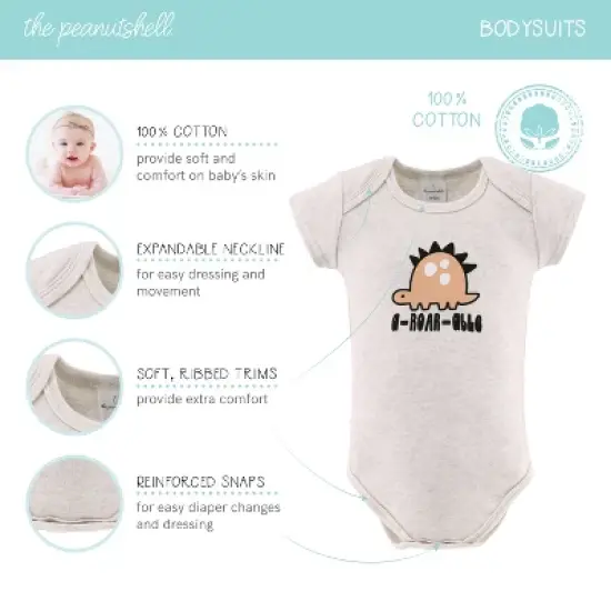 The Peanutshell Tiny Dino 16-Piece Layette Gift Set image {2}